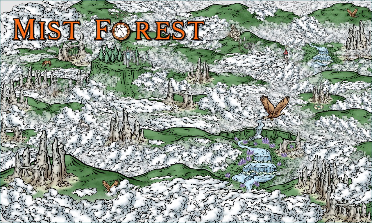 Nibirum Map: mist forest by Ricko Hasche